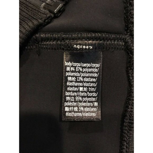 NWT VICTORIA'S SECRET Sport Women's Track Jacket Sz MEDIUM Black - Picture 4 of 4